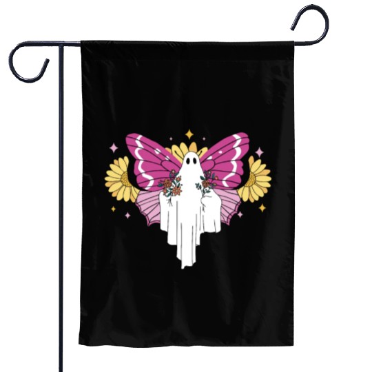 Butterfly Halloween Trick Or Treat Insect Lover Garden Flags