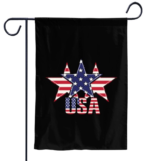 God bless America the land of the free Garden Flags