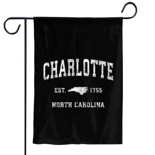 Charlotte North Carolina Nc Athletic Sports Garden Flags