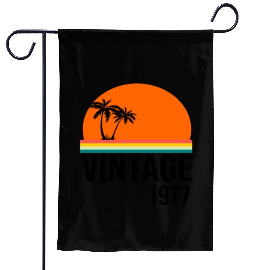 Vintage 1977 Garden Flags