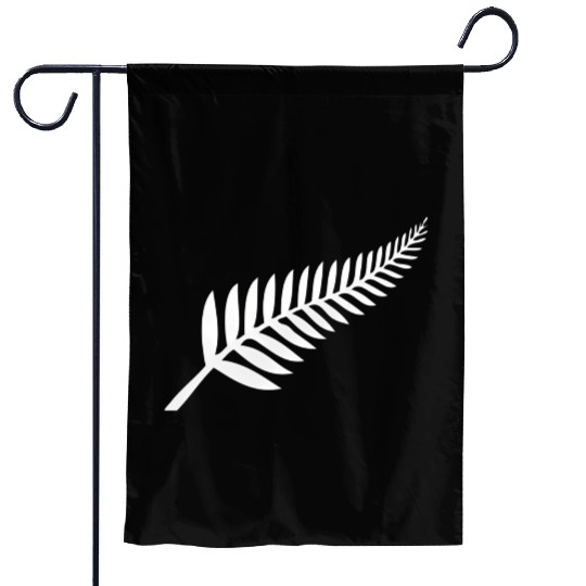 New Zealand Silver Fern Kiwi Pride Garden Flags