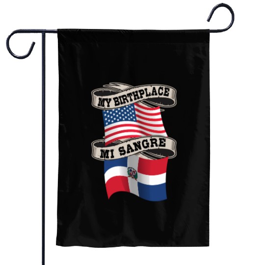 Domian American Flag Half American Half Domian Garden Flags