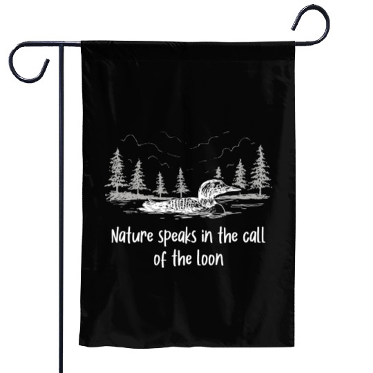 Nature Speaks Loon Bird Watching Loons Garden Flags