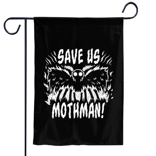 Save Us Mothman Garden Flags