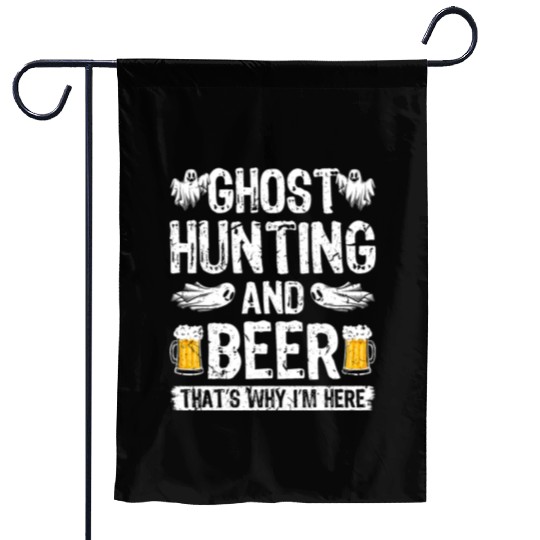 Ghost Hunting Paranormal Researcher Ghost Garden Flags