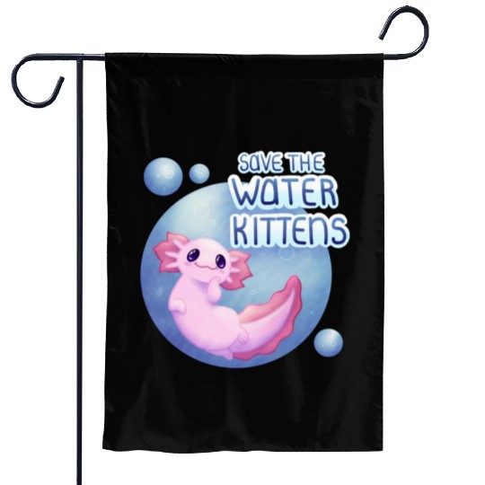 Save the Water Kittens Garden Flags
