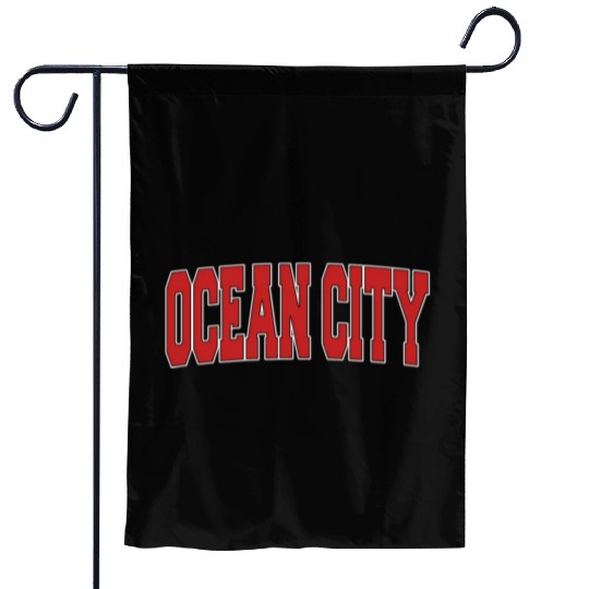 Ocean City Nj New Jersey Varsity Style Usa Sports Garden Flags
