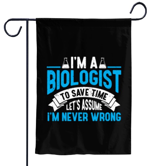 Biology Gift Biologist Garden Flags