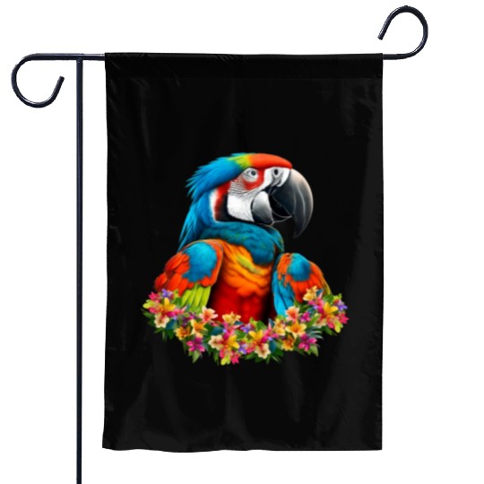 Beautiful Nature - Macaw 01 Garden Flags