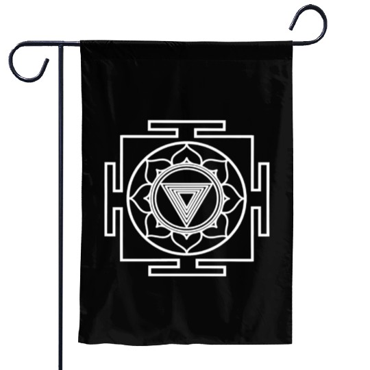Kali Yantra Symbol Goddess Hindu Hinduism Yoga Garden Flags