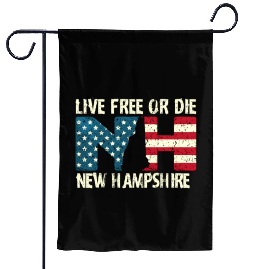 New Hampshire Patriotic Live Free Or Die Product Garden Flags