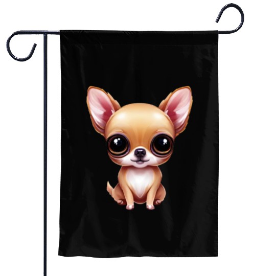 Chihuahua Cuteness Overload Garden Flags