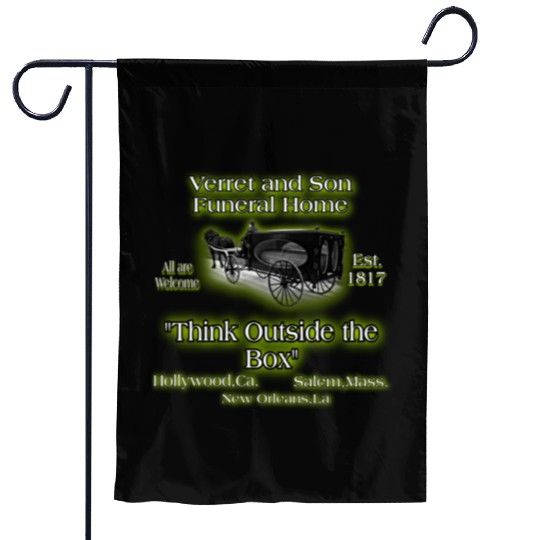 Verret and Son Funeral Home Garden Flags