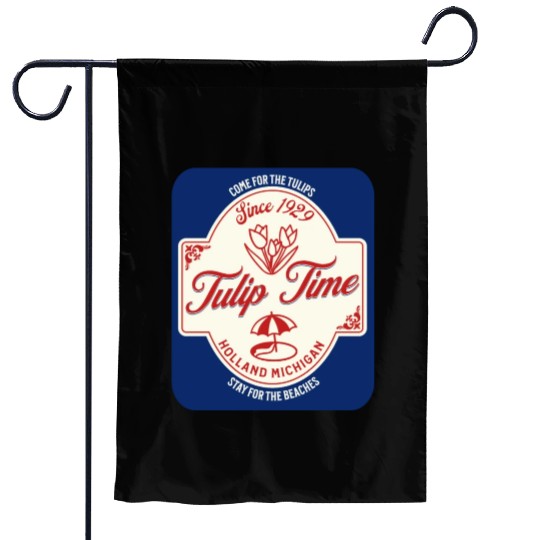 Tulip Festival Time in Holland Michigan! Garden Flags