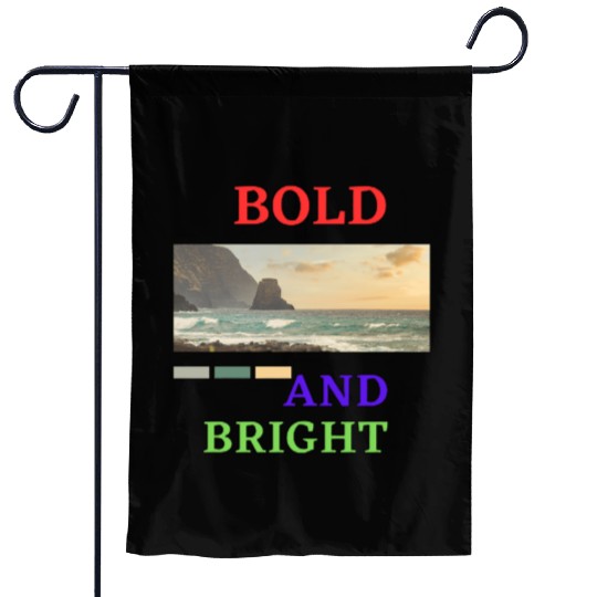 Red Blue Green Bold and Bight Garden Flags