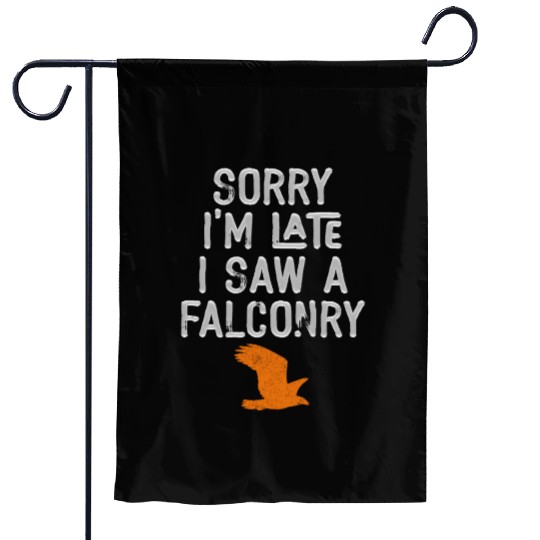 Falconry Bird Falcon Hunting Falconer Garden Flags