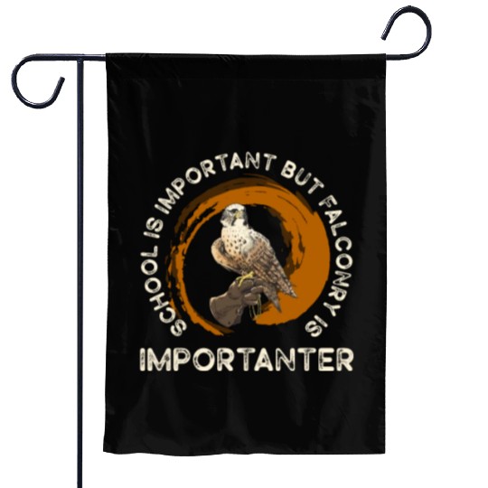 Falconry Bird Falcon Hunting Falconer Garden Flags