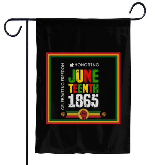 Honoring JUNETEENTH 1865 Design Garden Flags