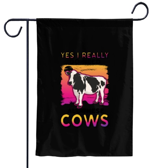 Cow Cattle Breeder Farmer Cows Garden Flags
