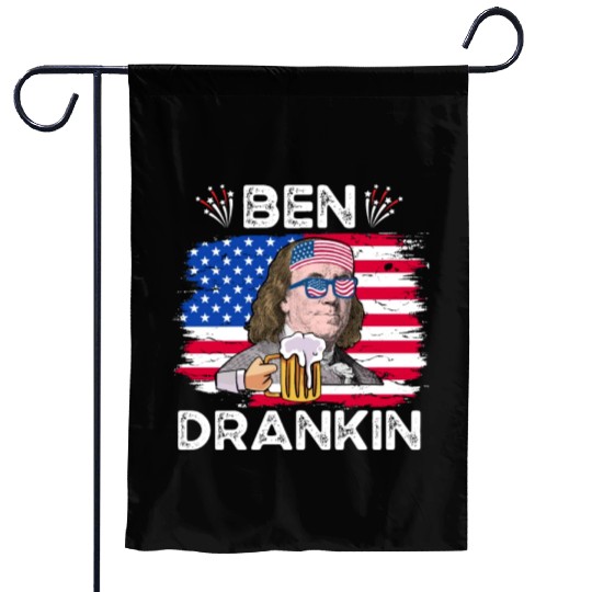 Ben Drankin US President Independence Day Garden Flags