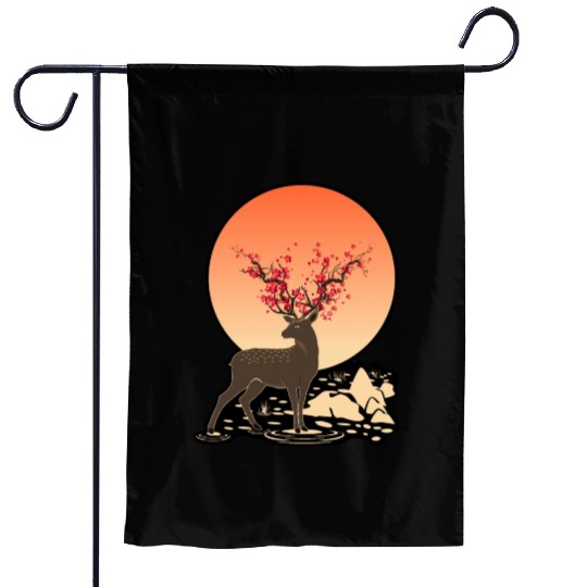 THE SACRED DEER | NATURE HOLY SPIRIT Garden Flags
