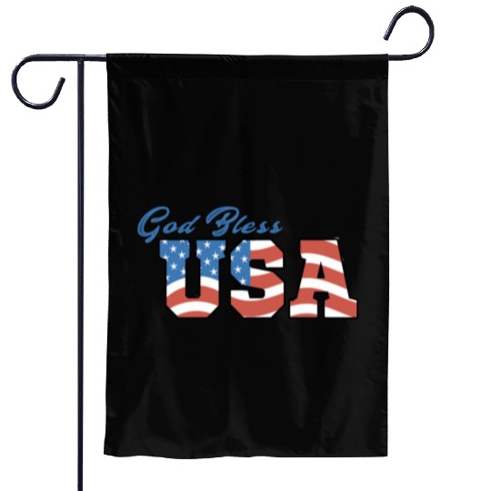 God Bless America Garden Flags