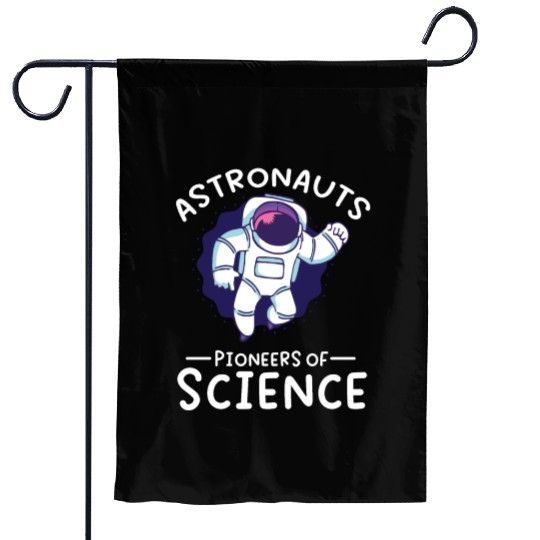 Astronauts pioneers of science spaceman space Garden Flags