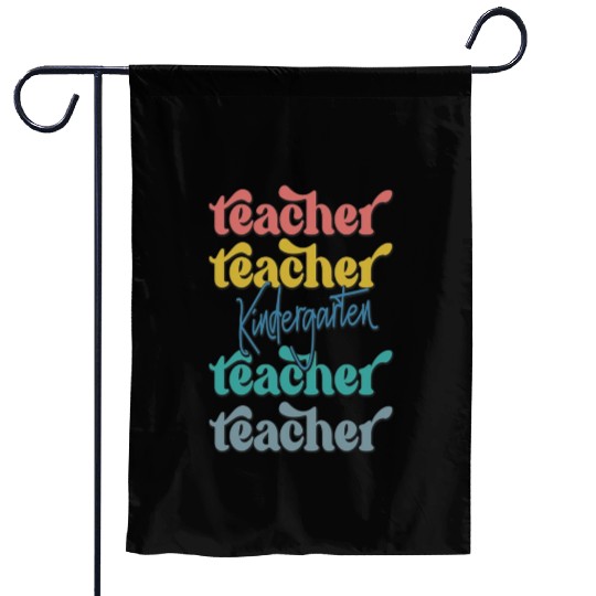 Kindergarten Teacher Garden Flags