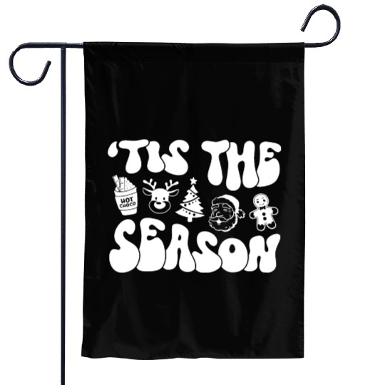 Tis The Season - Christmas Vibes - Cozy Season Garden Flags