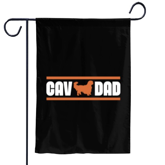 Cav Dad, Cavalier King Charles Spaniel Dad Garden Flags