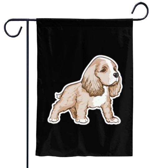 Cavalier King Charles Spaniel Garden Flags