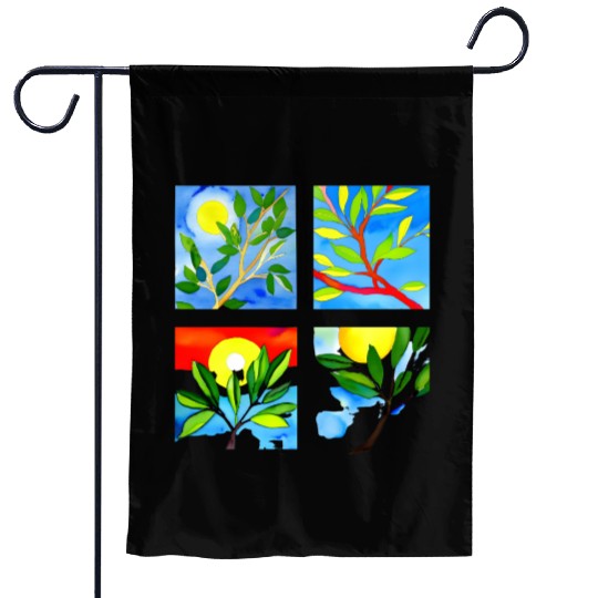 Laughing Olive Branch - Sustainable Harmony Garden Flags
