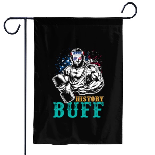 History Buff Independence Day Lincoln Patriot USA Garden Flags