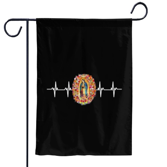 Our Lady Of Guadalupe Virgin Mary Garden Flags