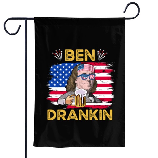 Ben Drankin US President Independence Day Garden Flags