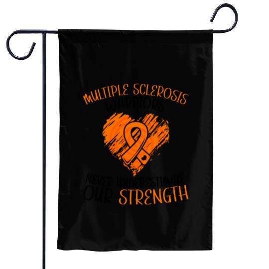 MS Warriors Never Underestimate Our Strength Garden Flags