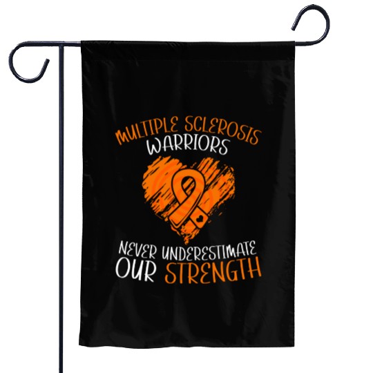 MS Warriors Never Underestimate Our Strength Garden Flags