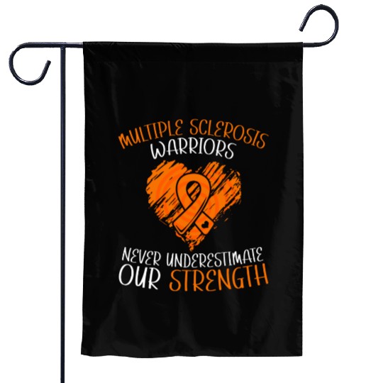MS Warriors Never Underestimate Our Strength Garden Flags