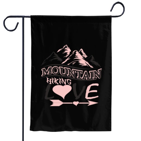 Mountains Hiking Mountaineering Sports Love Alps Garden Flags