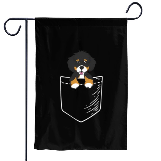 Bernedoodle Garden Flags