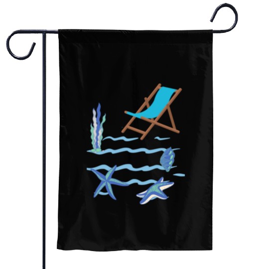 Sizzling Summer Beach Vibes Garden Flags--Embrace the sun