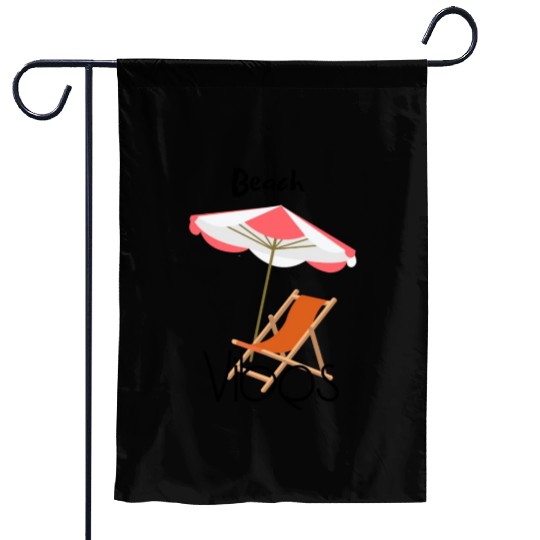 "Beach Vibes Garden Flags: Embrace the Sun and Sand!"