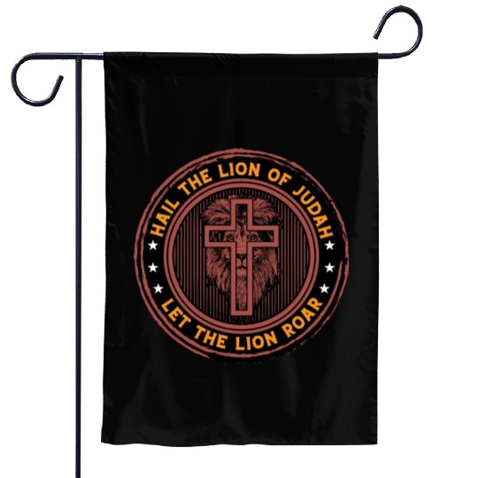 Lion Hail the lion of Judah let the lion roar Garden Flags