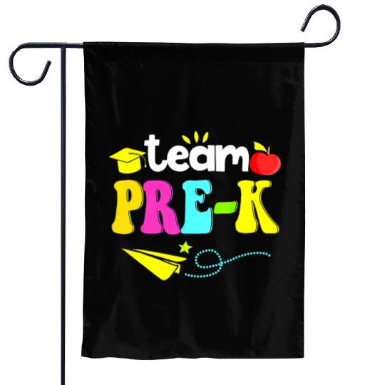 Happy Back To School Team Pre K Preschool Teacher Garden Flags