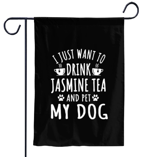 Jasmine Tea And Dog Outfit Dogs Owner Garden Flags