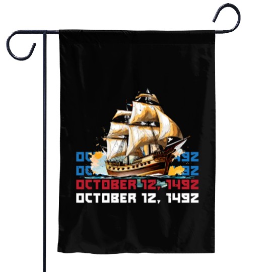 Christopher Columbus Italian American Columbus Day Garden Flags