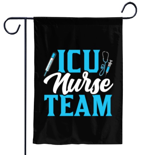 Icu Nurse Team Hospital ICE Nursing Garden Flags