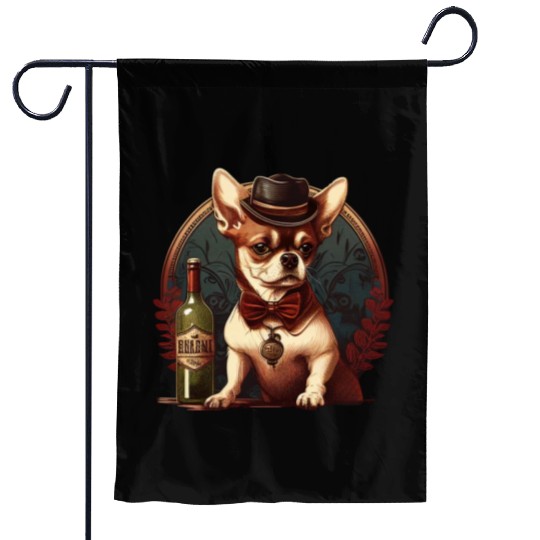 Chihuahua - France French Wine Cute Dog Souvenir Garden Flags