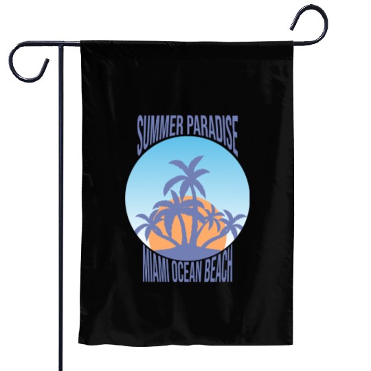 Tropical Paradise Garden Flags