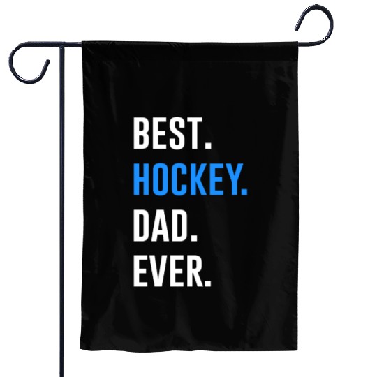 Best Hockey Dad Ever nature Garden Flags